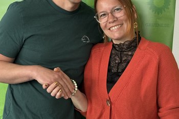 Staffelübergabe durch Christian Schroeder an Marion Glupe-Lütkehölter